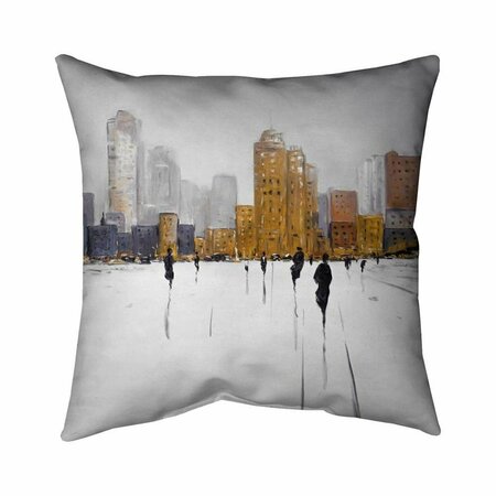 BEGIN HOME DECOR 26 x 26 in. City on the Horizon-Double Sided Print Indoor Pillow 5541-2626-ST48